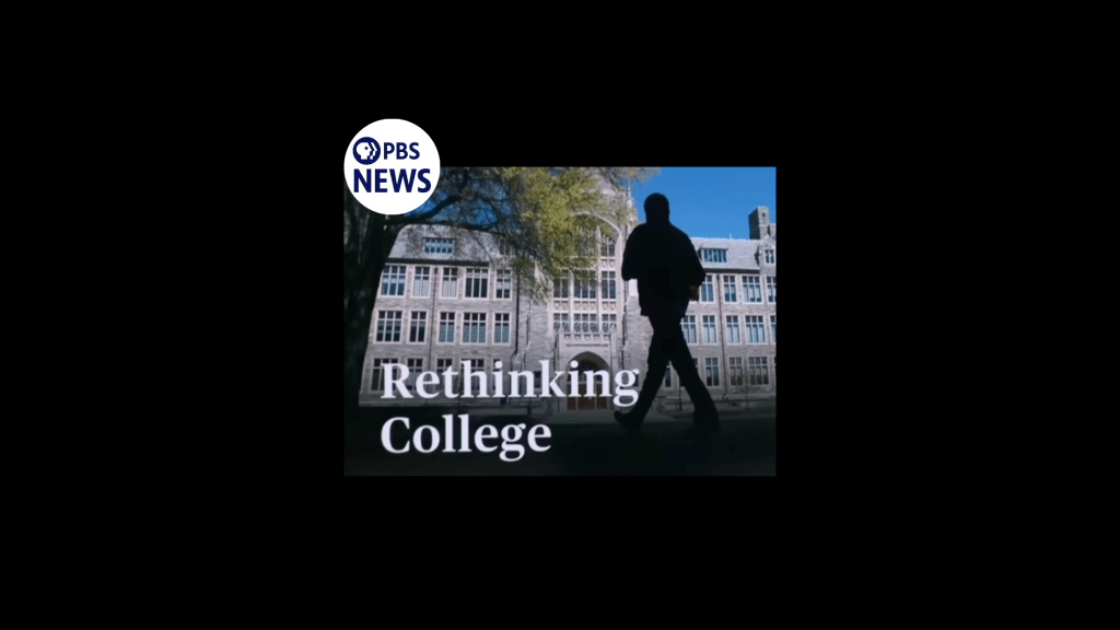 Rethinking College - start early and leverage mentorship by experts